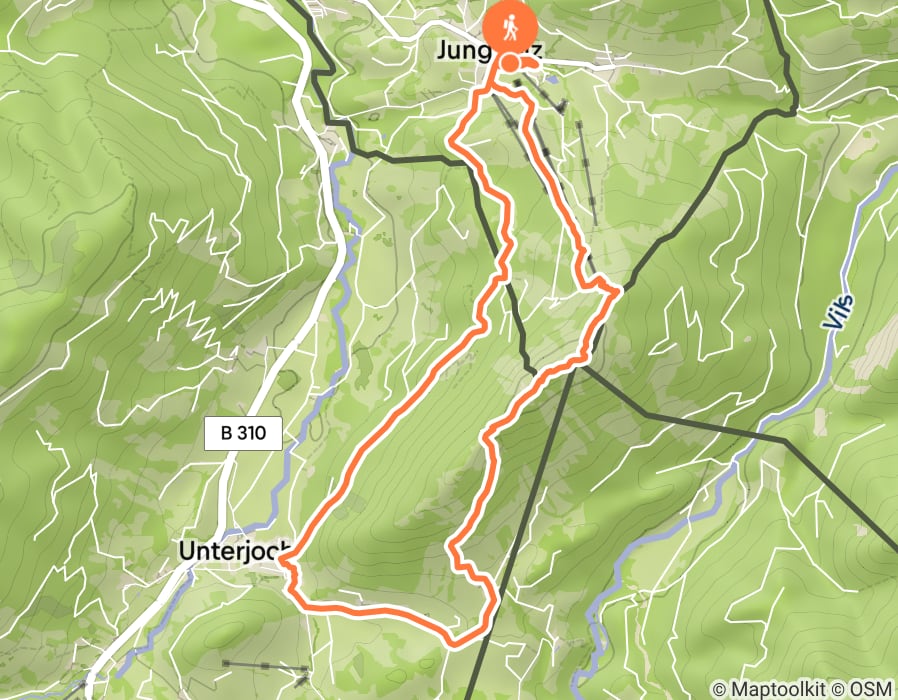 Karte der Tour
