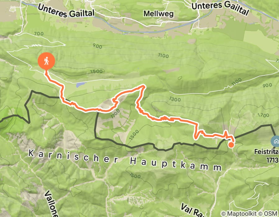 Karte der Tour