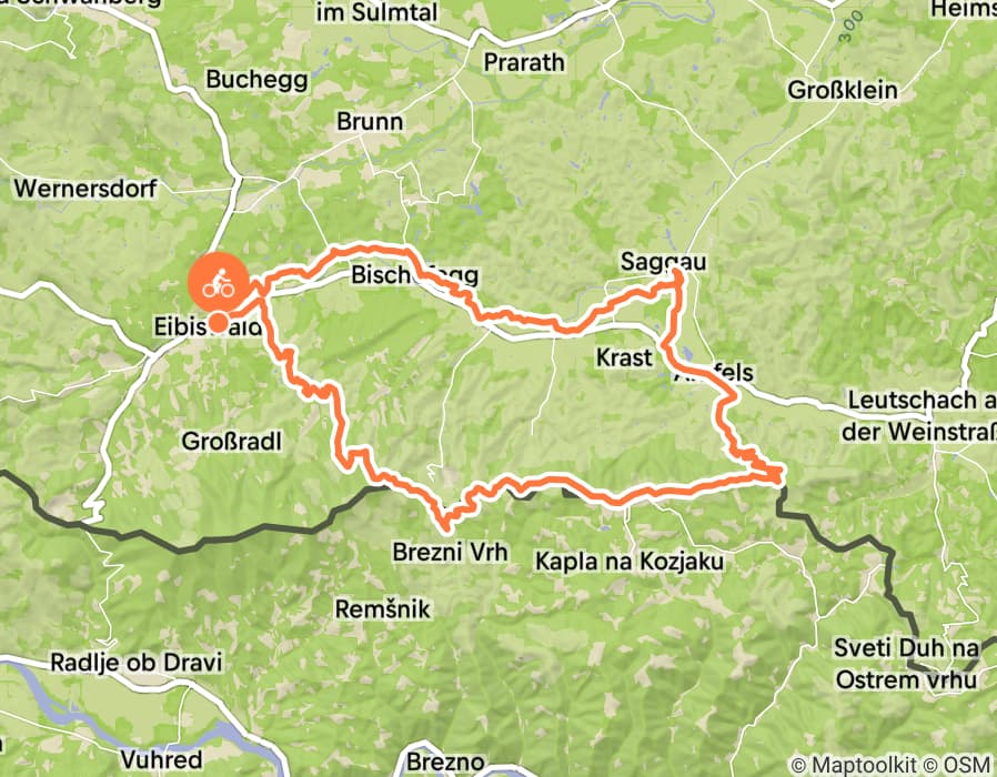Karte der Tour