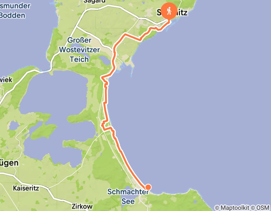 Karte der Tour