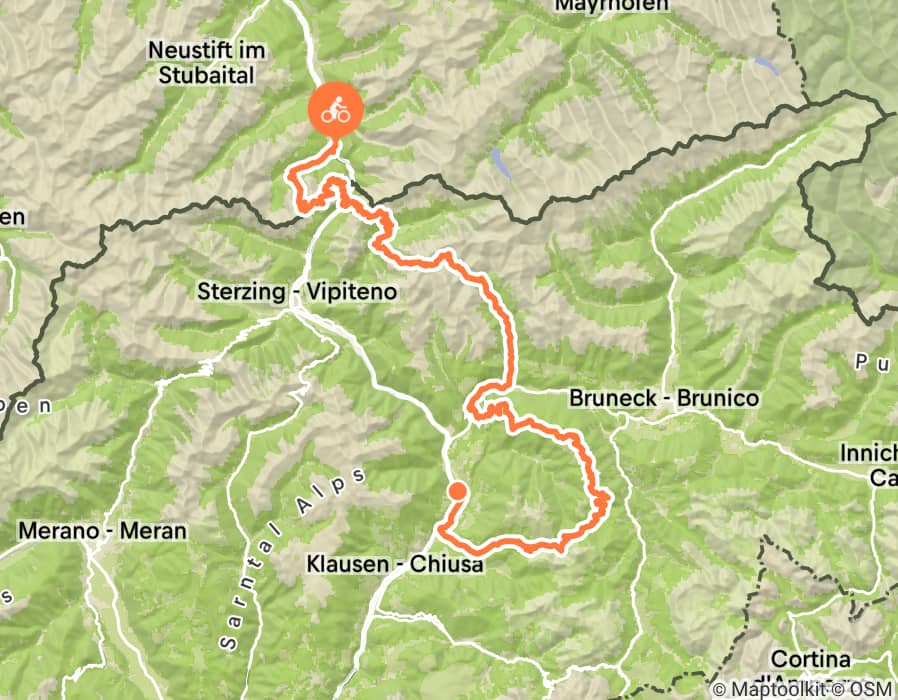 Karte der Tour
