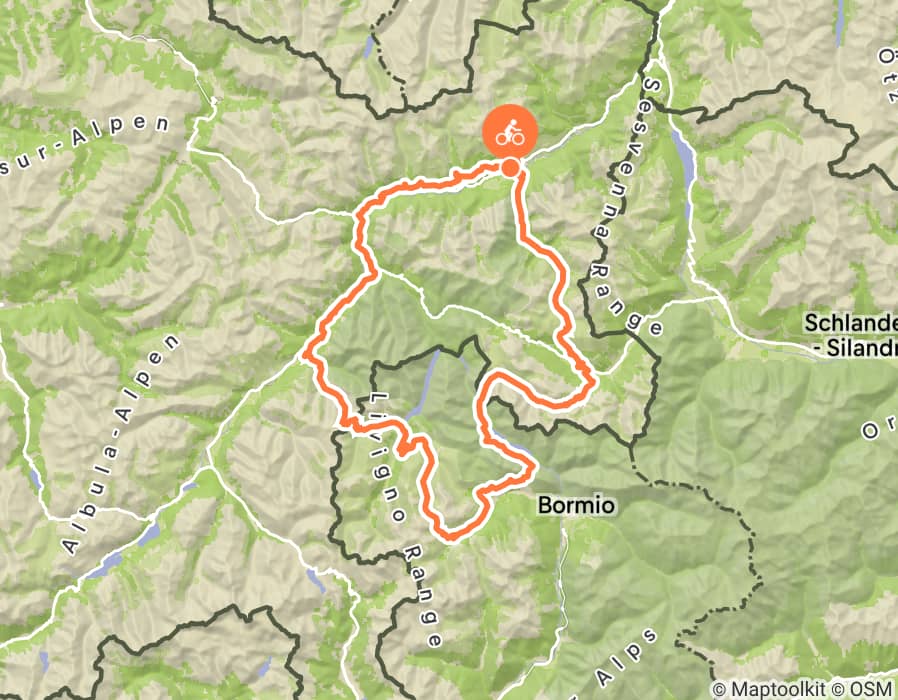 Karte der Tour