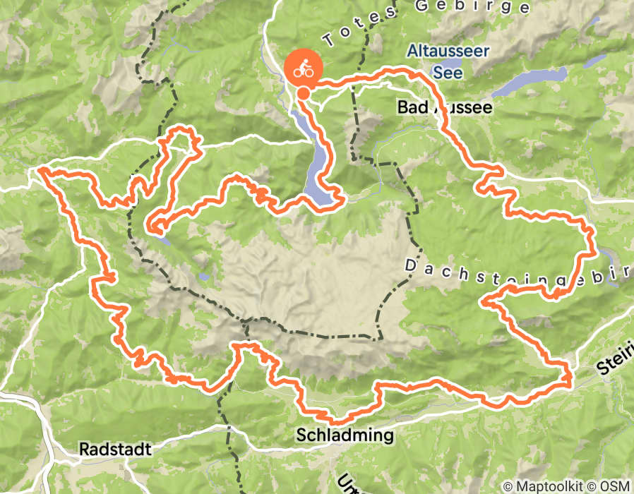 Karte der Tour