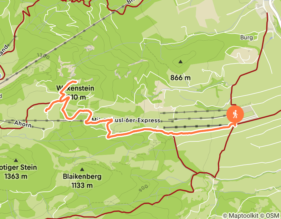 Karte der Tour