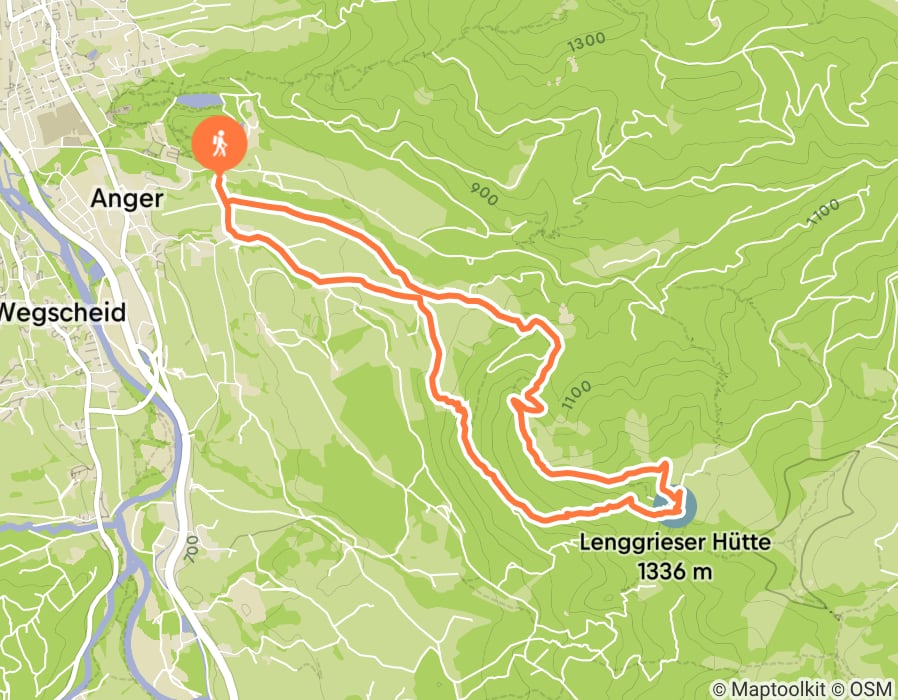 Karte der Tour