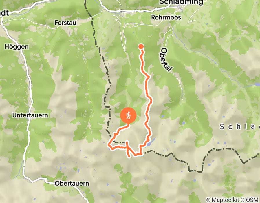 Karte der Tour