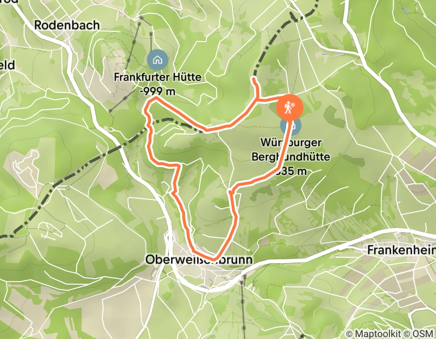 Karte der Tour