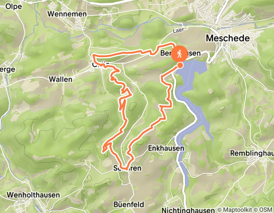 Karte der Tour
