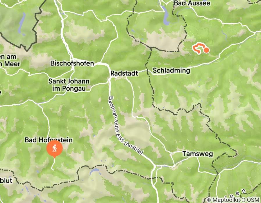 Karte der Tour