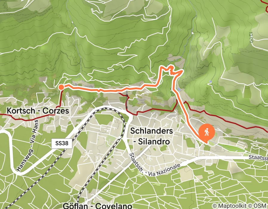 Karte der Tour