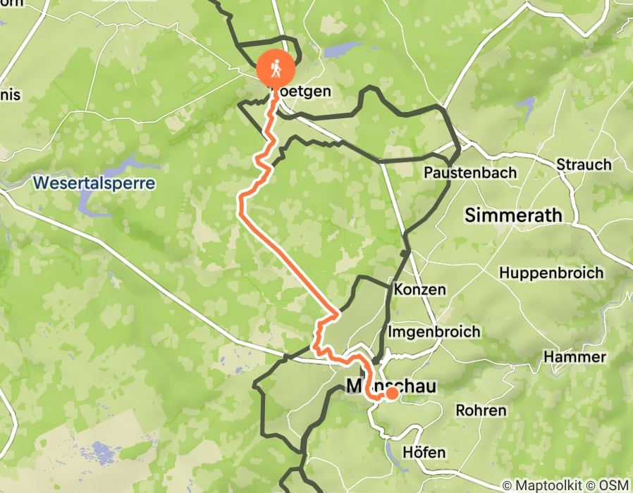 Karte der Tour
