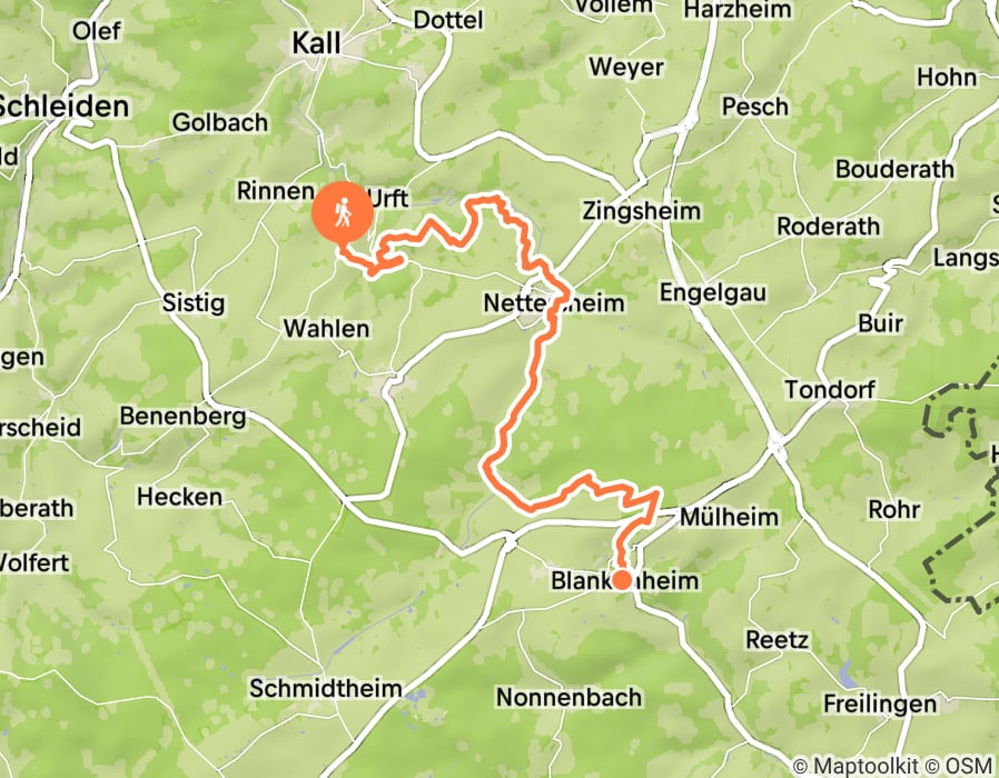 Karte der Tour