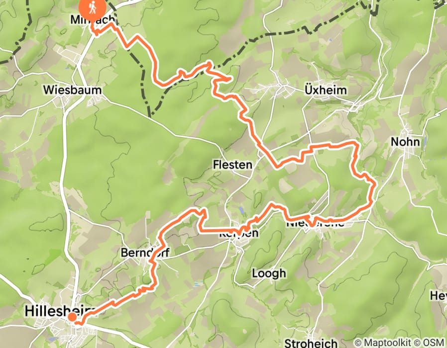 Karte der Tour
