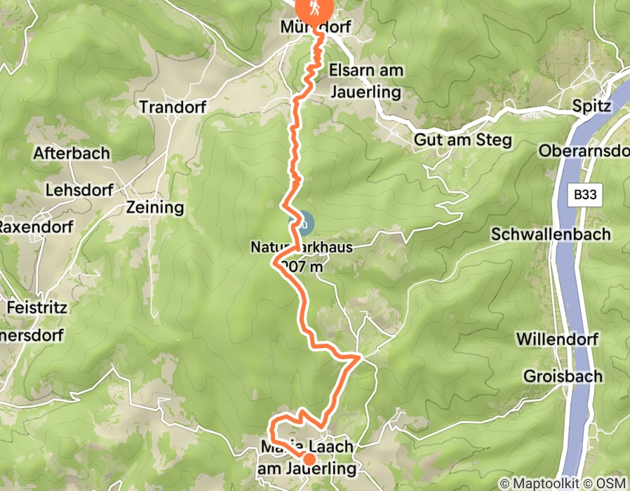Karte der Tour