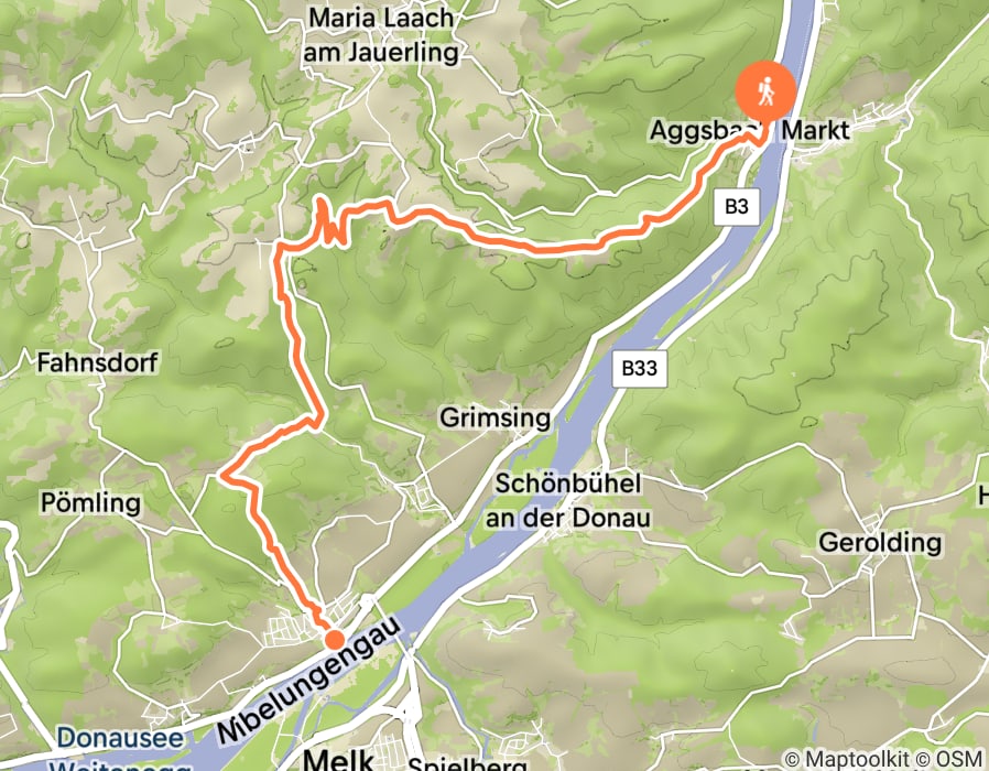 Karte der Tour
