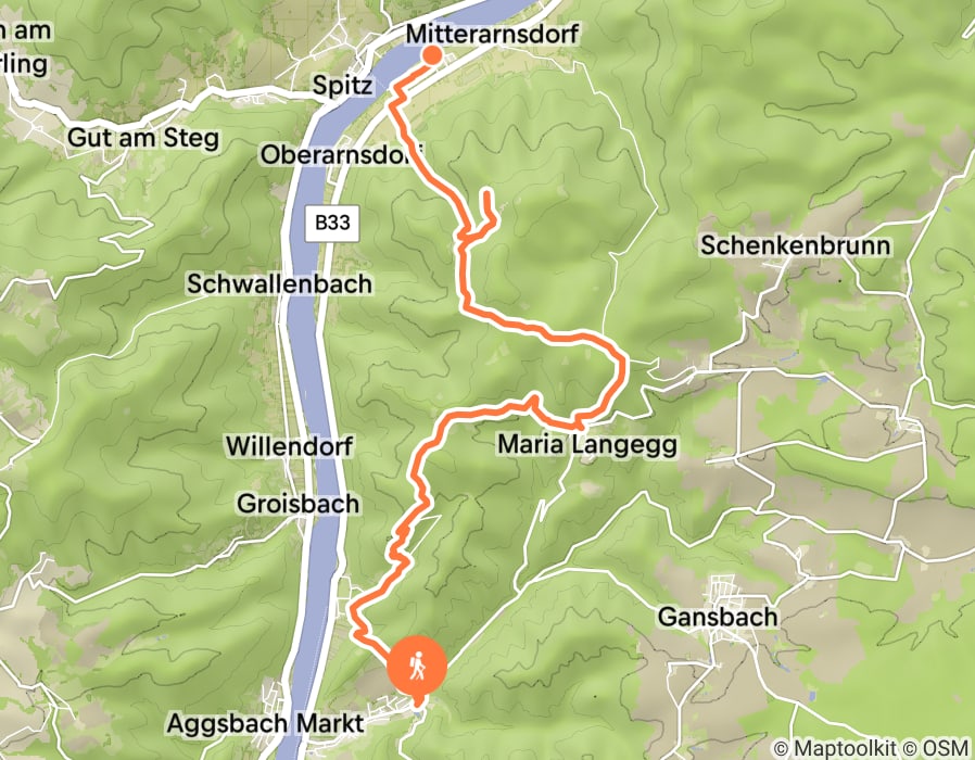 Karte der Tour