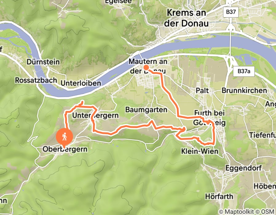 Karte der Tour