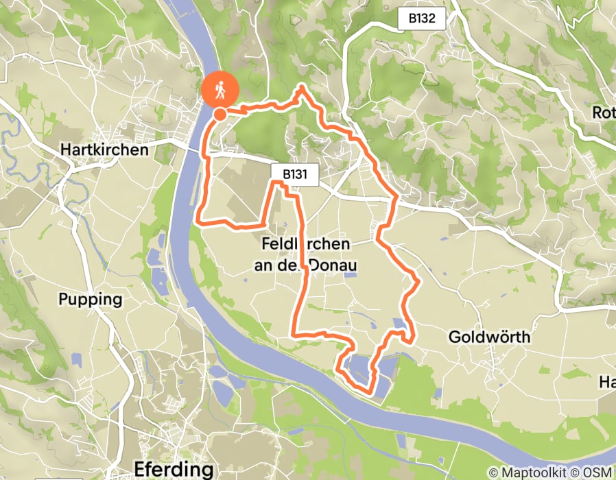 Karte der Tour