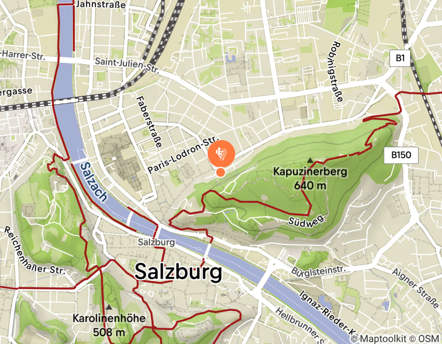 Karte der Tour