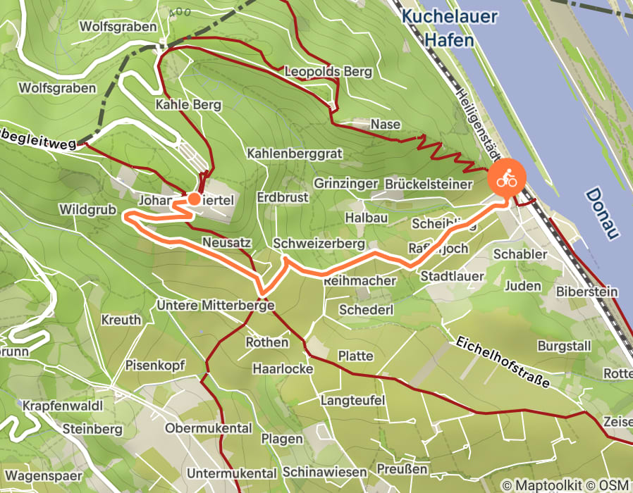 Karte der Tour