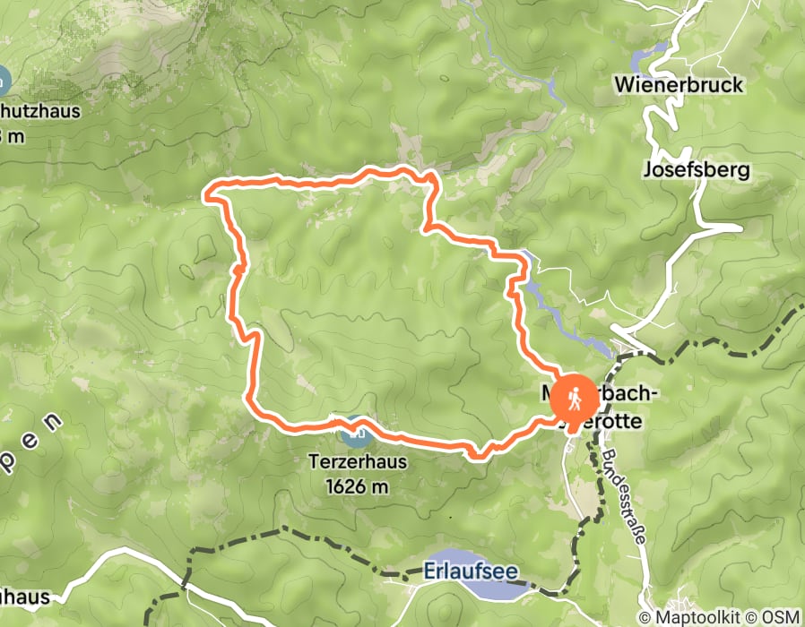 Karte der Tour