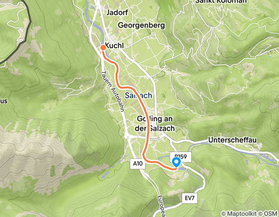 Karte der Tour