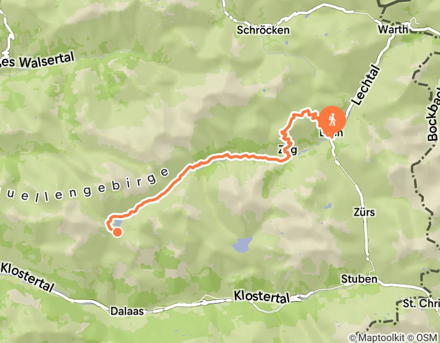 Karte der Tour
