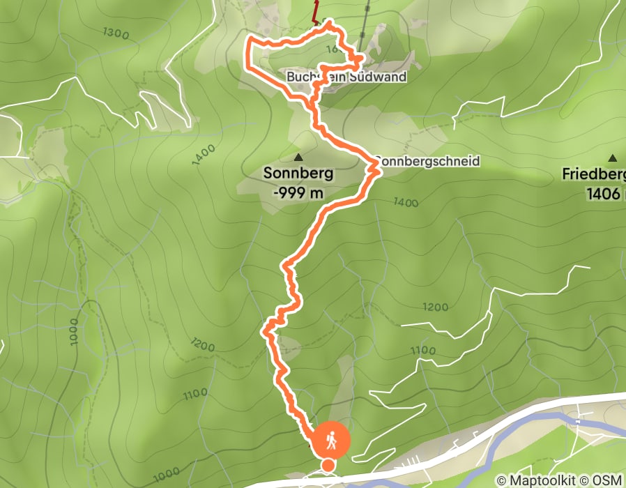 Karte der Tour