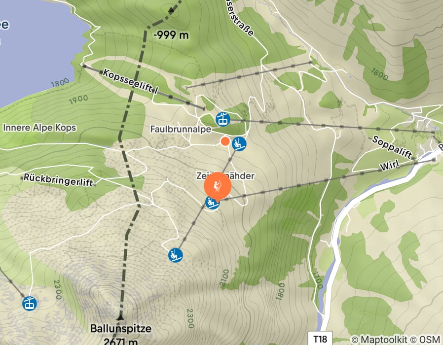 Karte der Tour