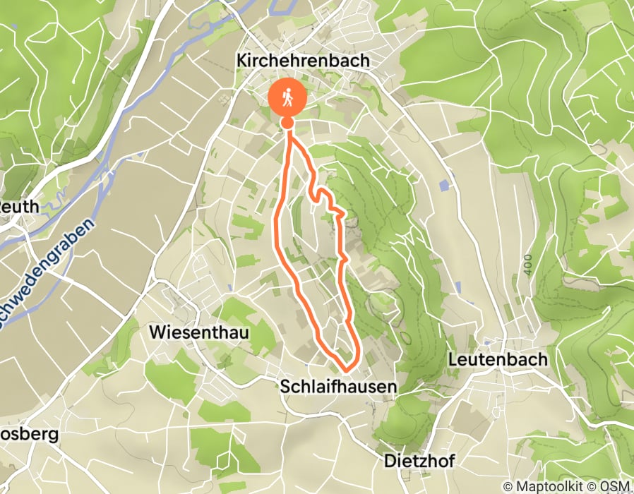Karte der Tour