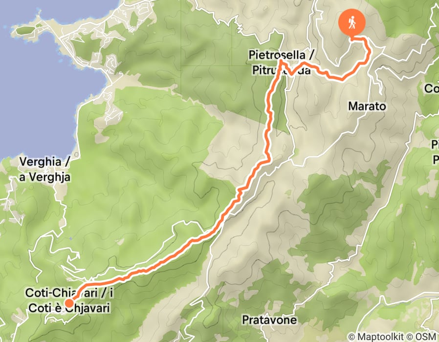 Karte der Tour