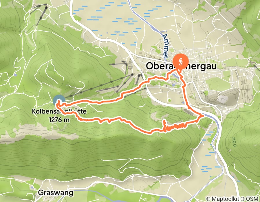 Karte der Tour
