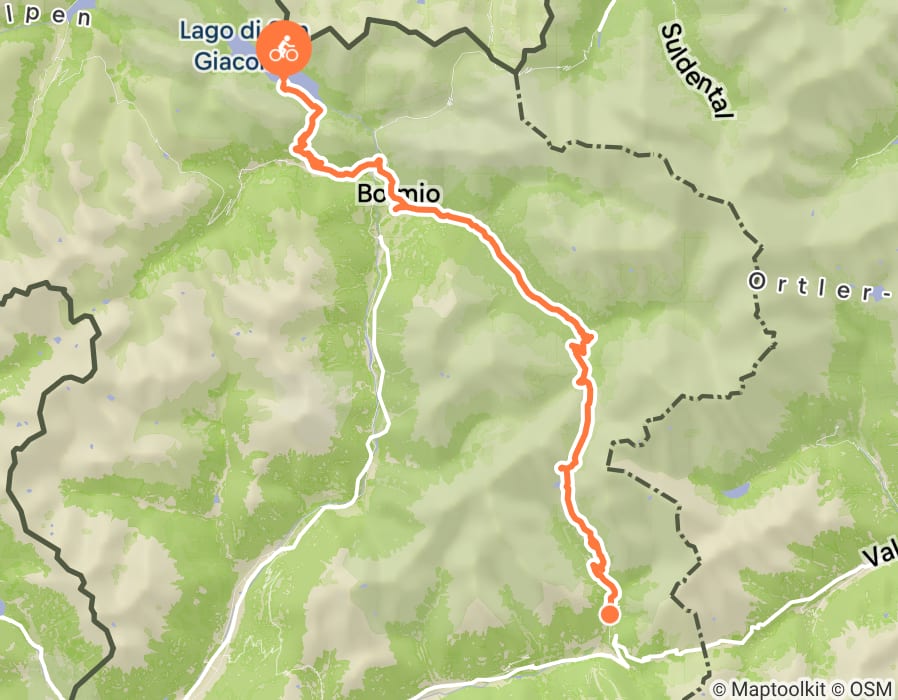 Karte der Tour