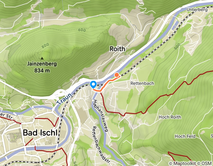 Karte der Tour