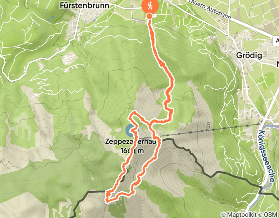 Karte der Tour