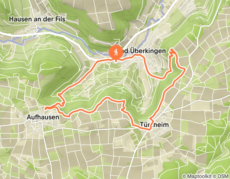 Karte der Tour