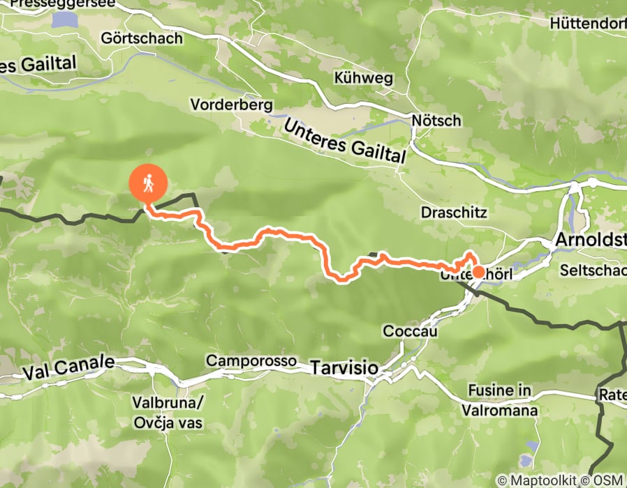 Karte der Tour