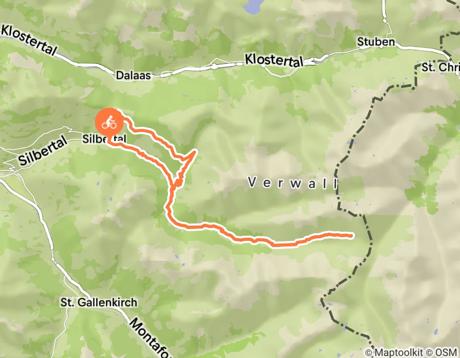 Karte der Tour