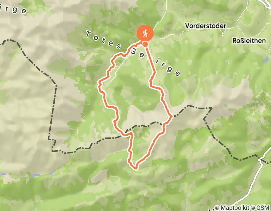 Karte der Tour