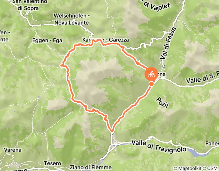 Karte der Tour