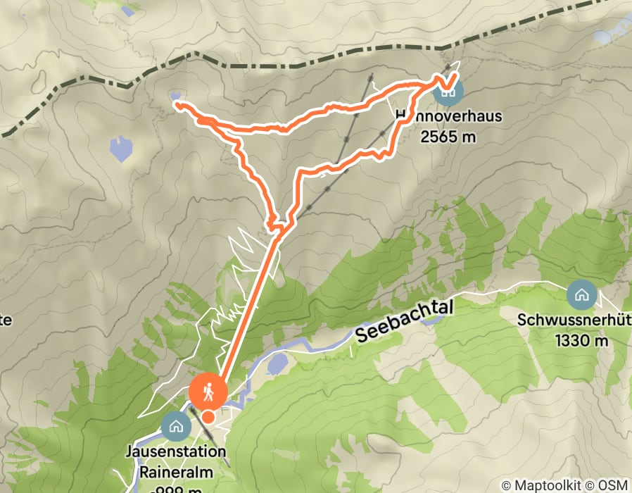 Karte der Tour