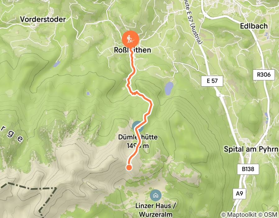 Karte der Tour