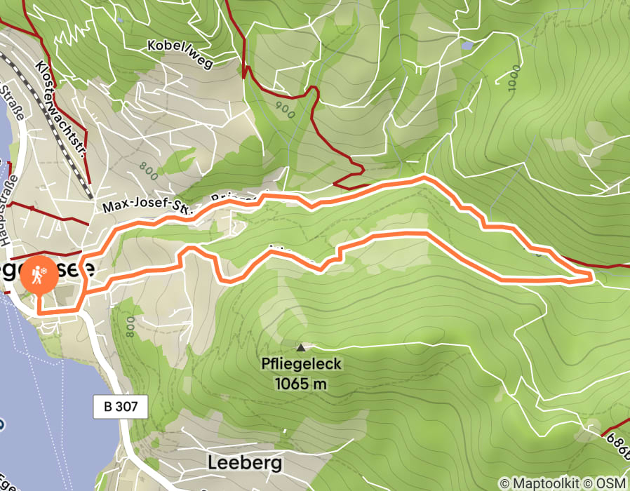 Karte der Tour