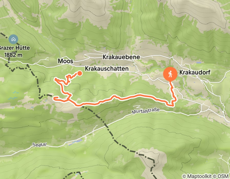 Karte der Tour