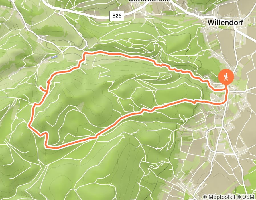 Karte der Tour
