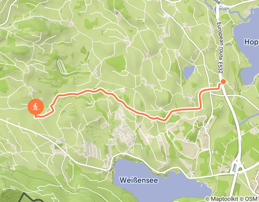 Karte der Tour