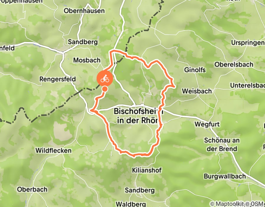 Karte der Tour