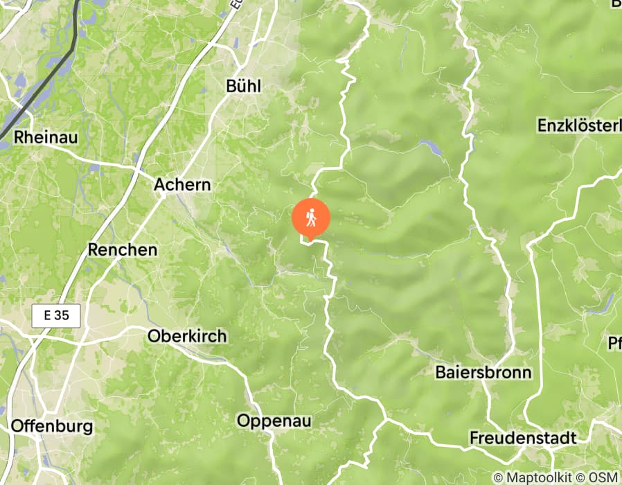 Karte der Tour