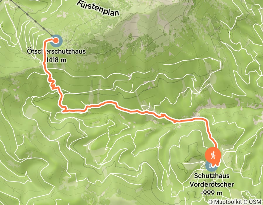 Karte der Tour