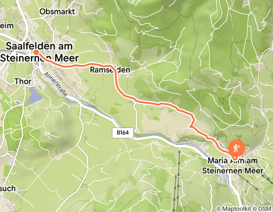 Karte der Tour